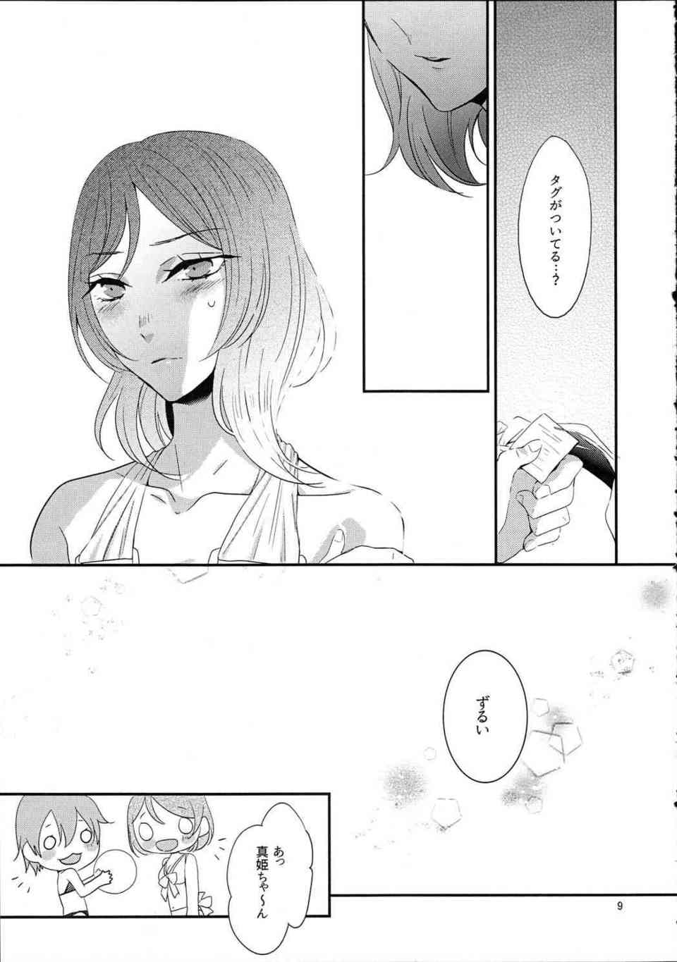 [ラブライブの同人誌]真姫におちんちんが生えてきた！？水着撮影前に発情したふたなり真姫の性欲をにこが中出しで解消します009